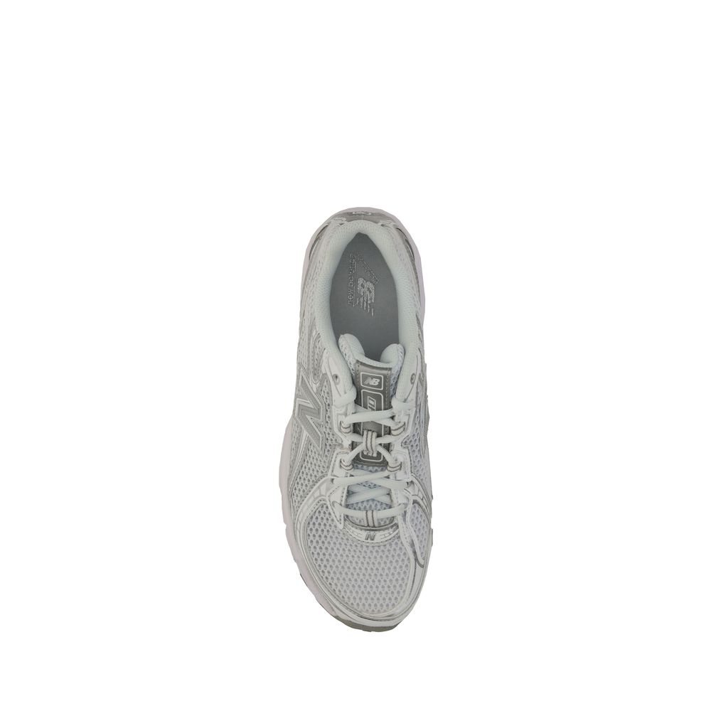 New Balance White Polyurethane Athletic Sneakers - Image 4