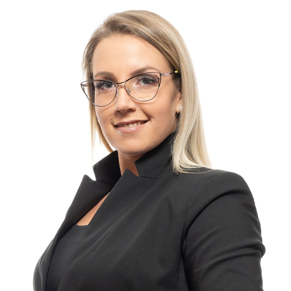 Emilio Pucci Black Metal Glasses (Frames) - Image 4