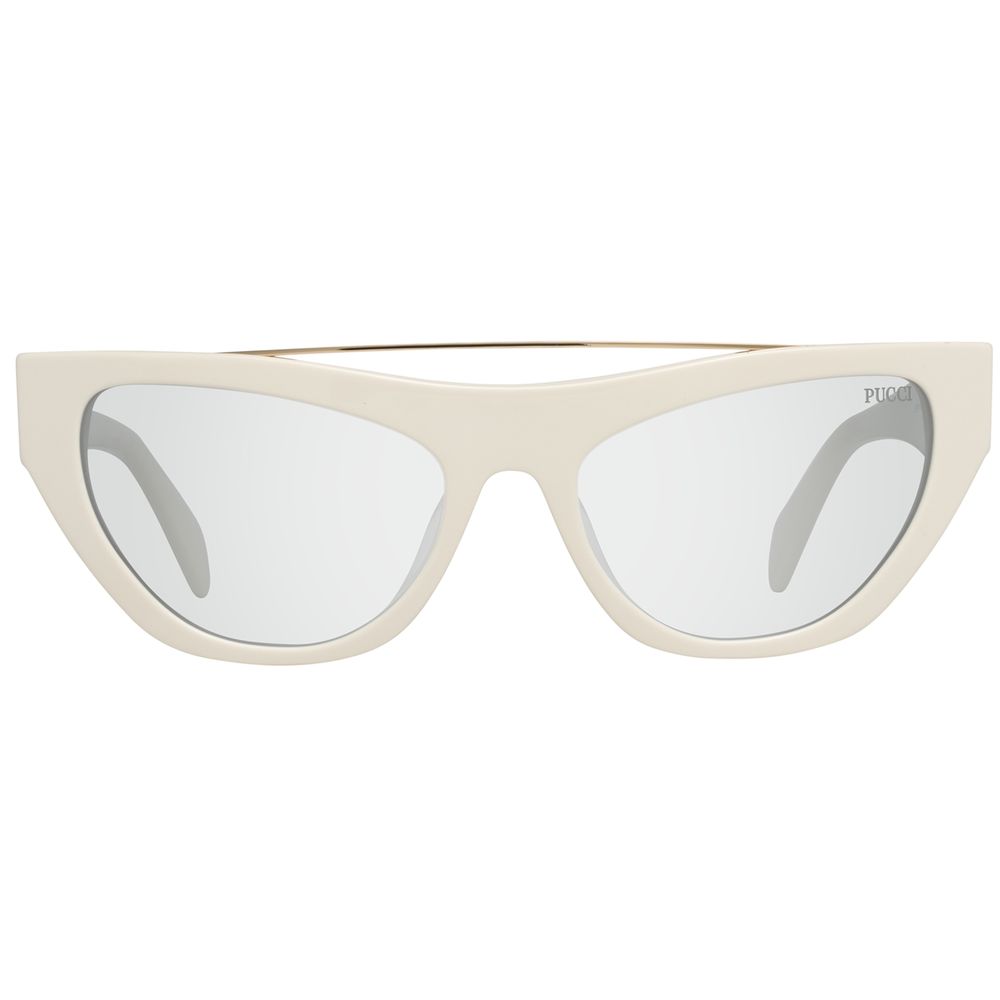 Emilio Pucci White Metal Sunglasses - Image 2