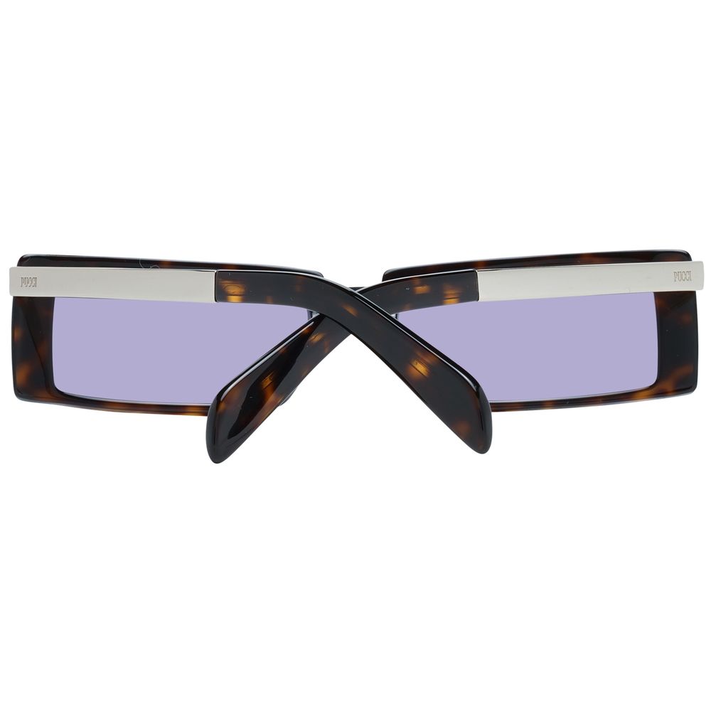 Emilio Pucci Brown Plastic Sunglasses - Image 3