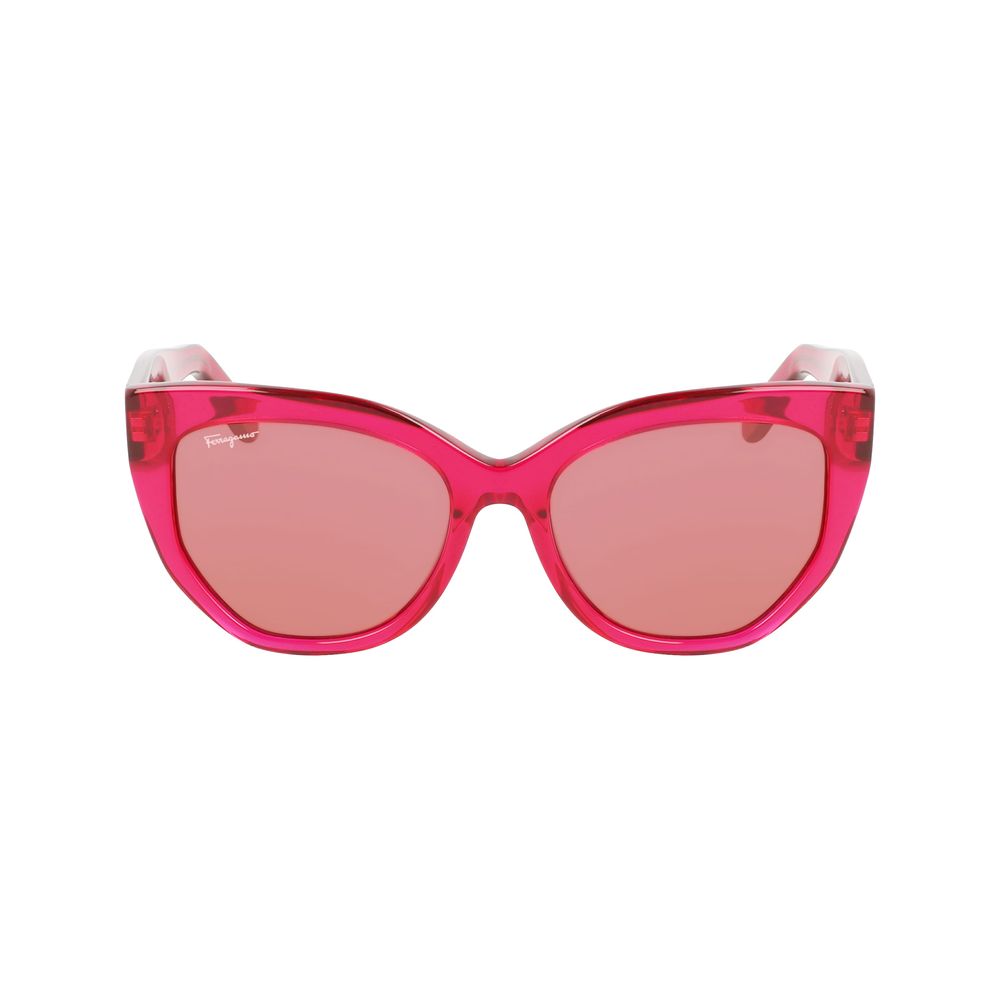 Ferragamo Red Acetate Sunglasses - Image 2