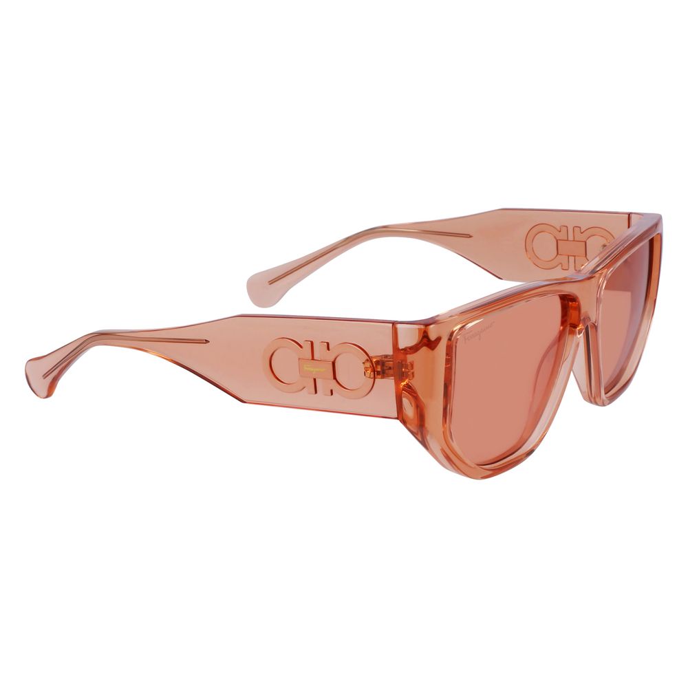 Ferragamo Orange Injected Sunglasses - Image 3
