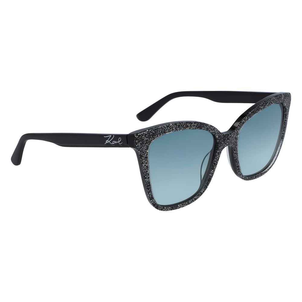 Karl Lagerfeld Black Acetate Sunglasses - Image 3