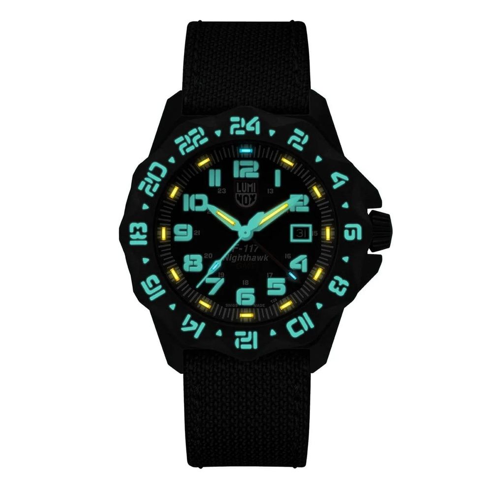 Luminox Black Fabric Sport Watch - Image 2