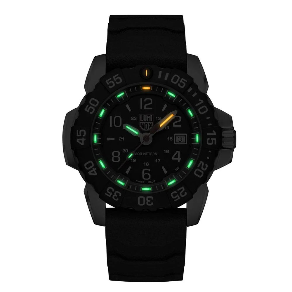 Luminox Black Rubber Watch - Image 2