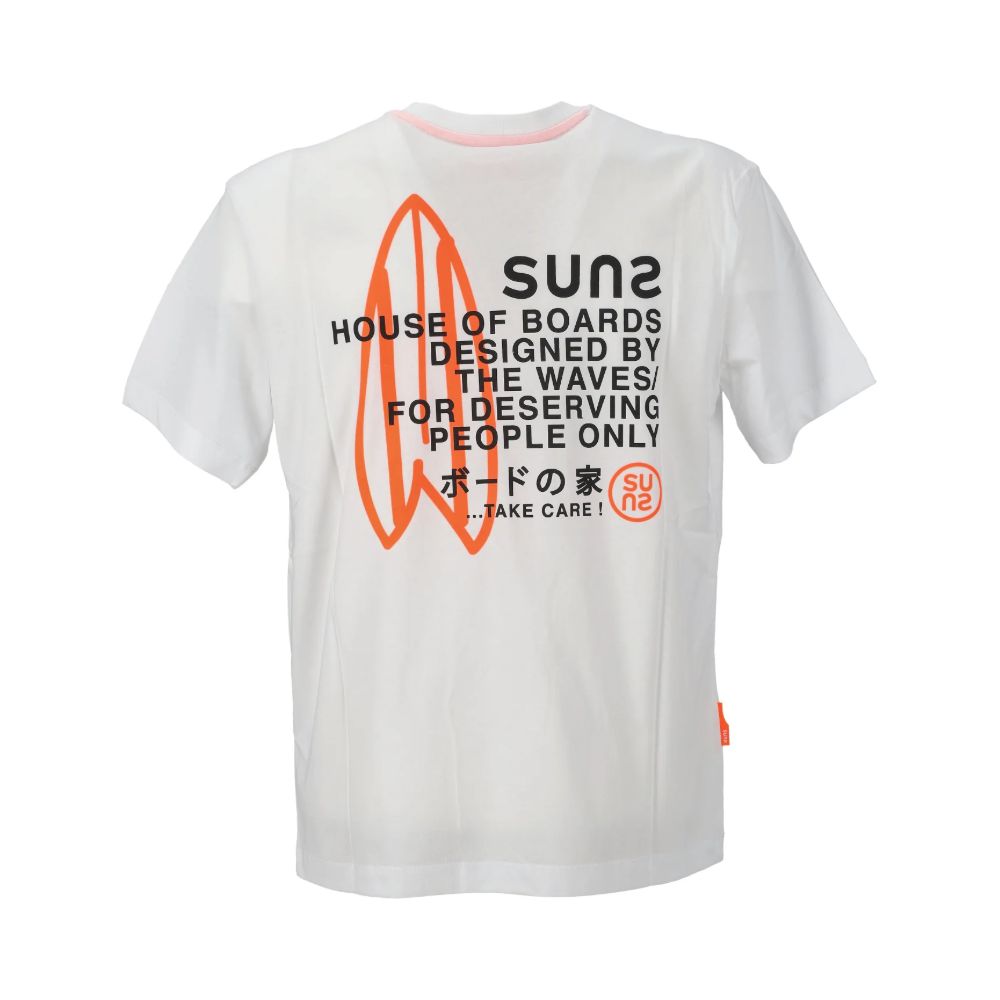 Suns White Cotton T-Shirt - Image 2