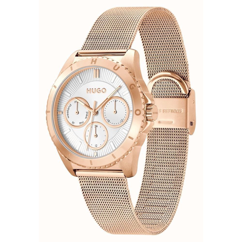 Hugo Boss Gold Stainless Steel Dress Watch - Image 2