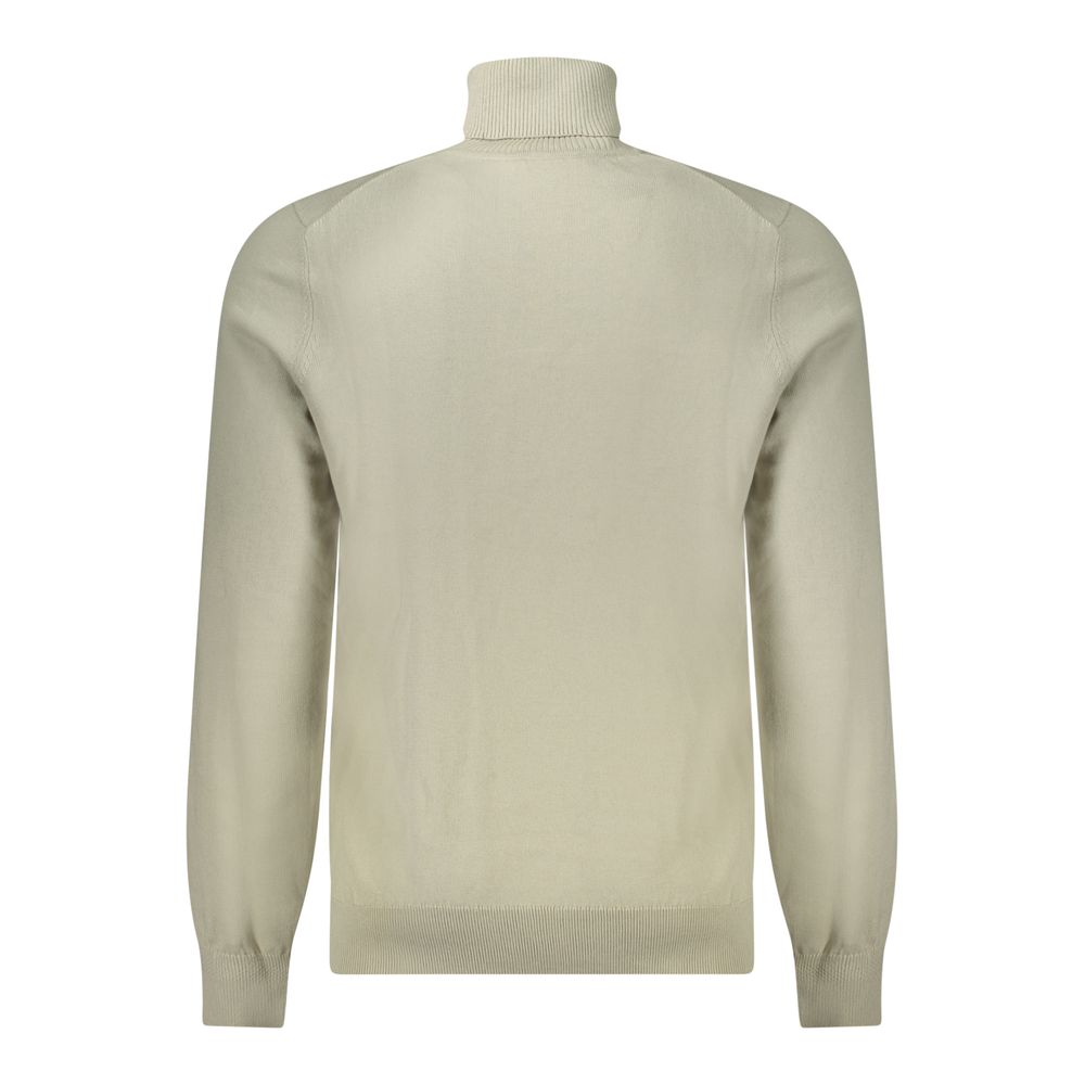 Hugo Boss Beige Cotton Men Sweater - Image 2