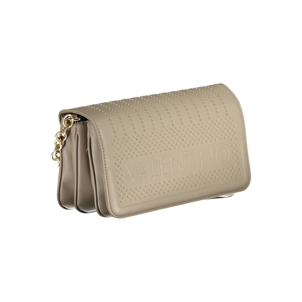 Mario Valentino Beige Polyurethane Women Shoulder Bag - Image 3