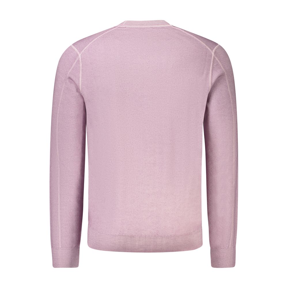 Hugo Boss Purple Wool Men Sweater - Image 2