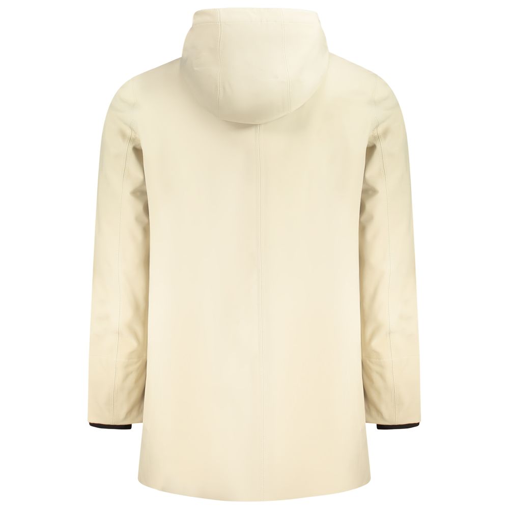 K-WAY Beige Polyester Men Jacket - Image 2