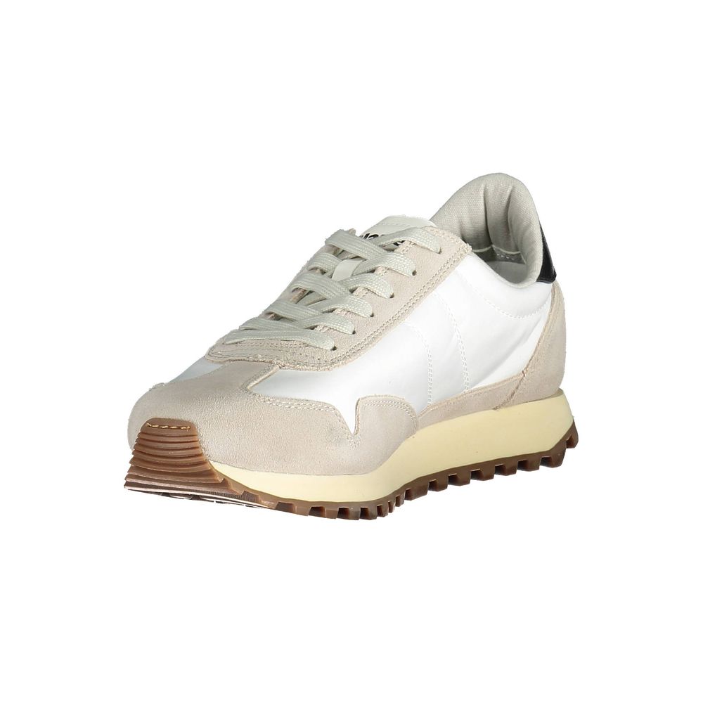 Blauer White Polyester Sneaker - Image 2