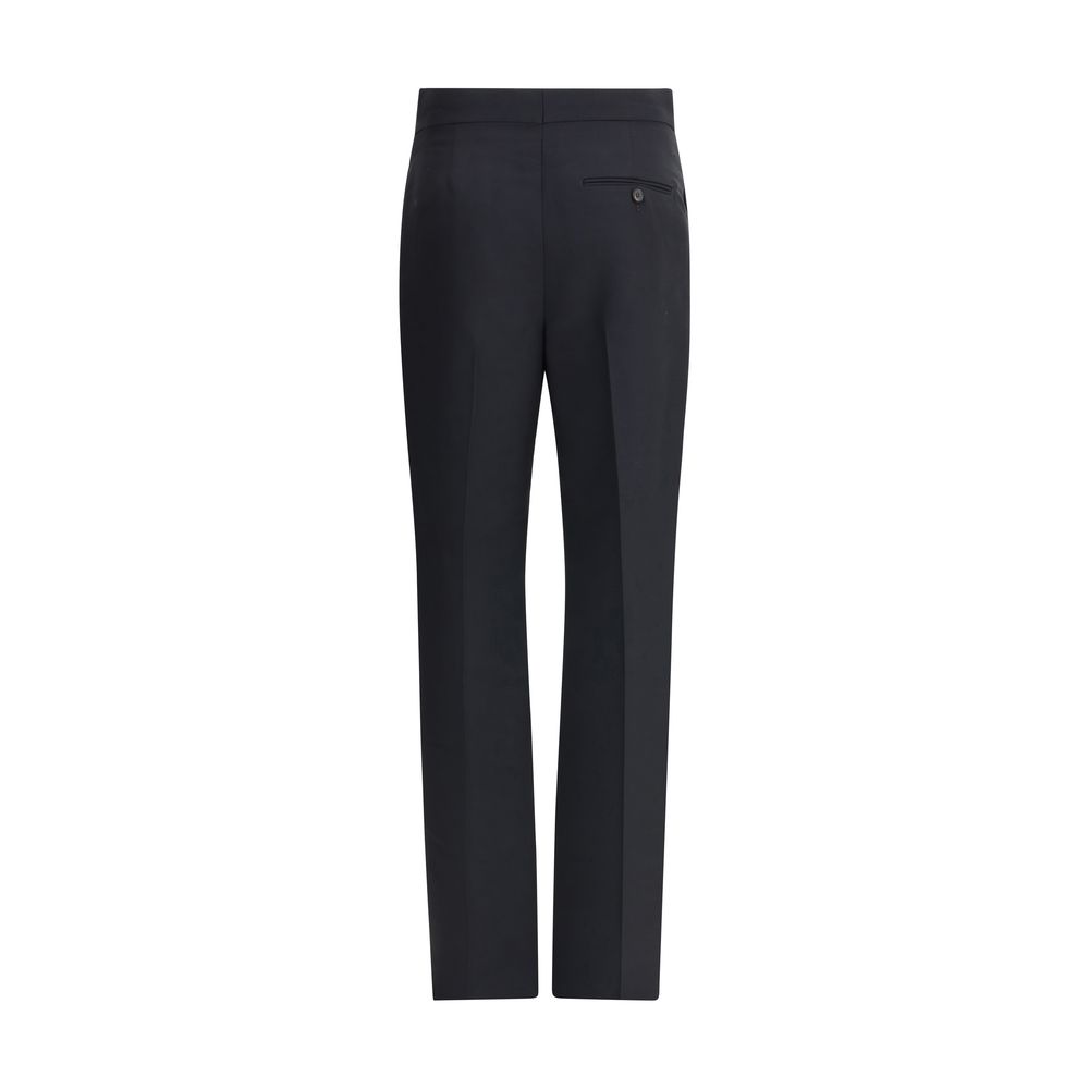 Ferragamo Black Viscose Casual Pants - Image 2