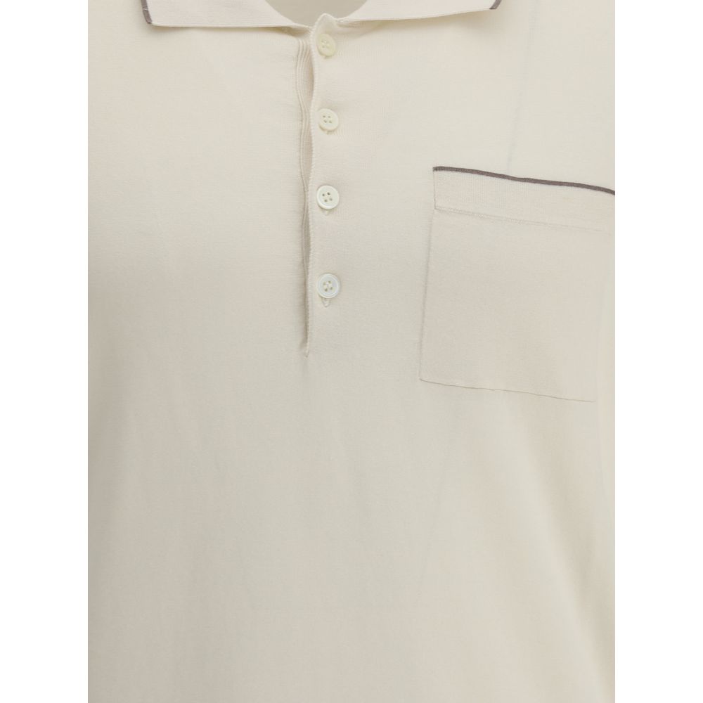 Brunello Cucinelli Polo Shirt whit pocket - Image 3