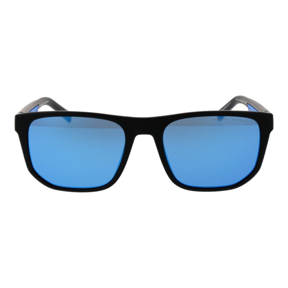 Tommy Hilfiger Black Men Sunglasses - Image 2