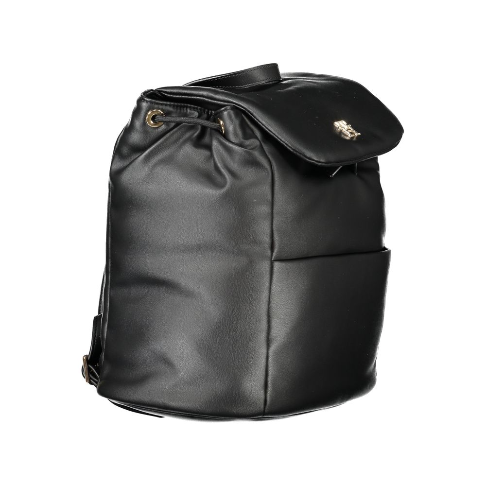Tommy Hilfiger Black Polyester Women Backpack - Image 3