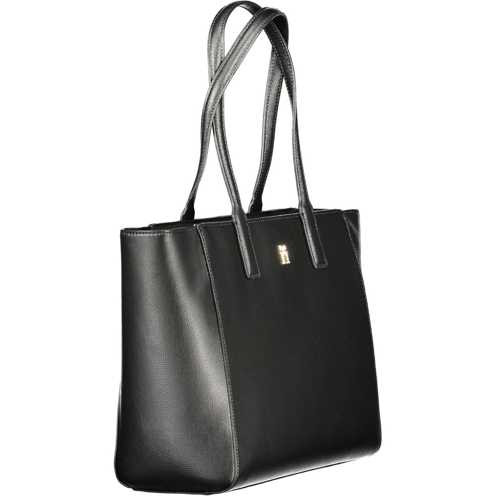 Tommy Hilfiger Black Recycled Polyester Women Handbag - Image 3