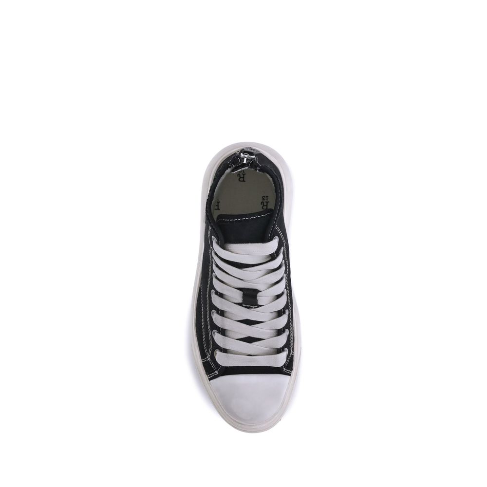R13 Black Polyethylene High Top Sneakers - Image 4