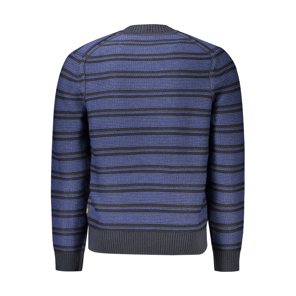 Hugo Boss Blue Wool Men Sweater - Image 2
