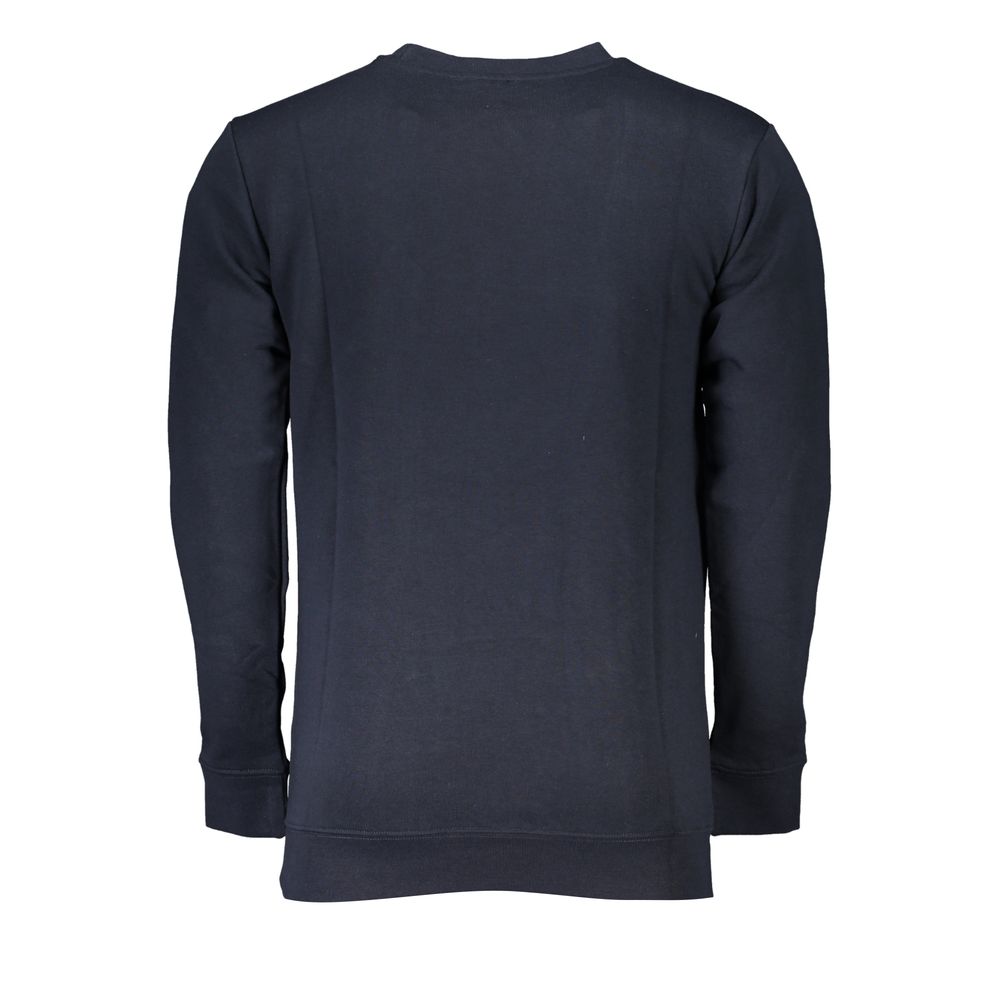 Cavalli Class Blue Cotton Men Sweater - Image 2