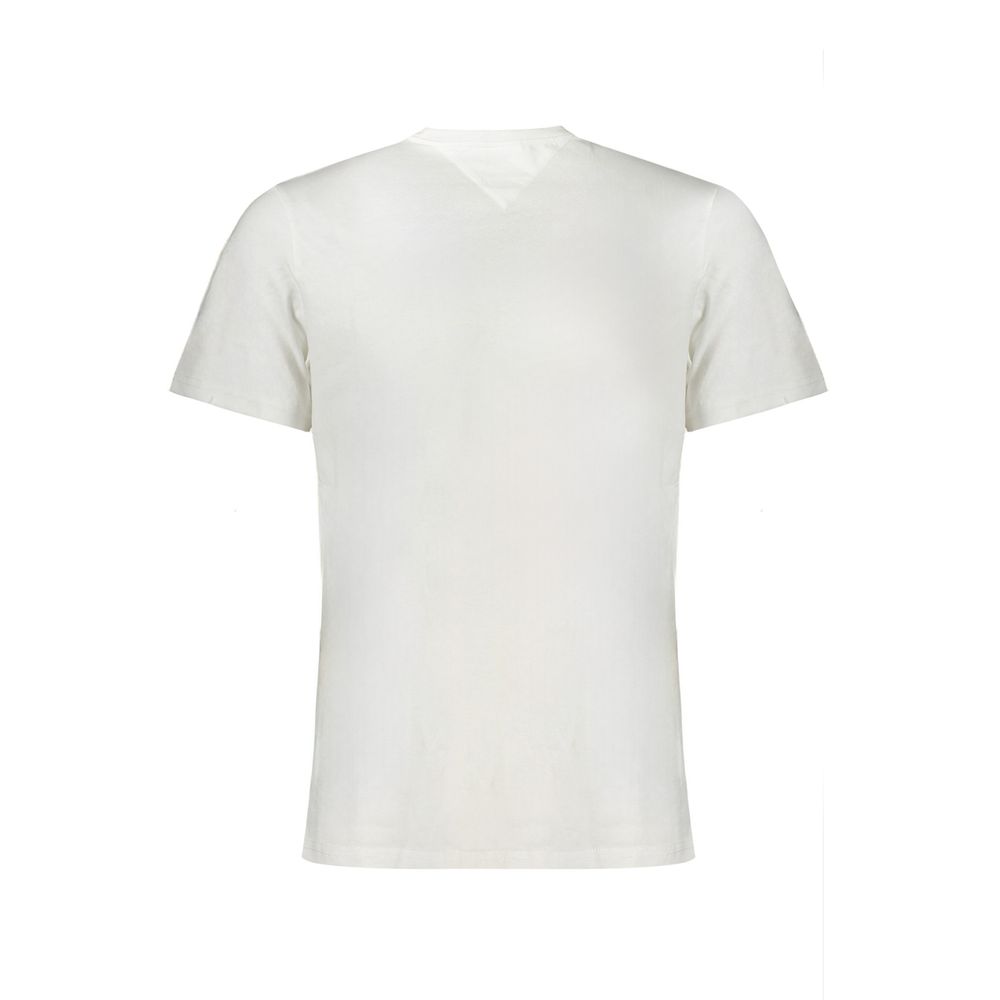 Tommy Hilfiger White Cotton Men T-Shirt - Image 2