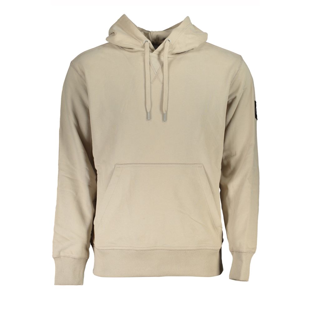 Calvin Klein Beige Cotton Men's Sweatshirt