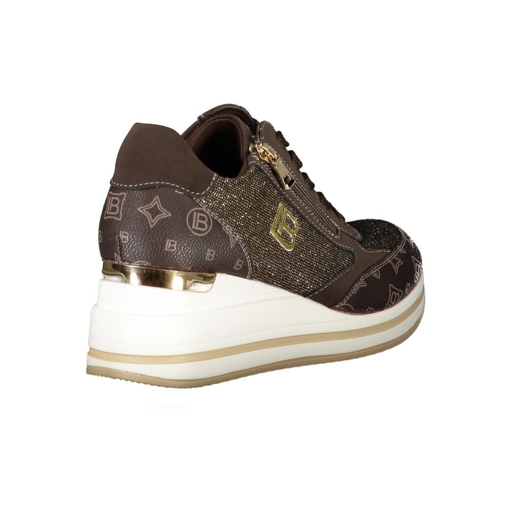 Laura Biagiotti Brown Polyester Women Sneaker - Image 2