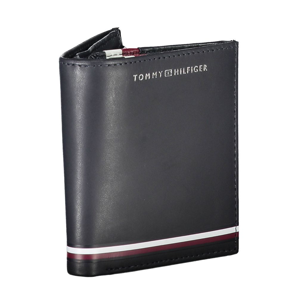 Tommy Hilfiger Blue Leather Men Wallet - Image 3