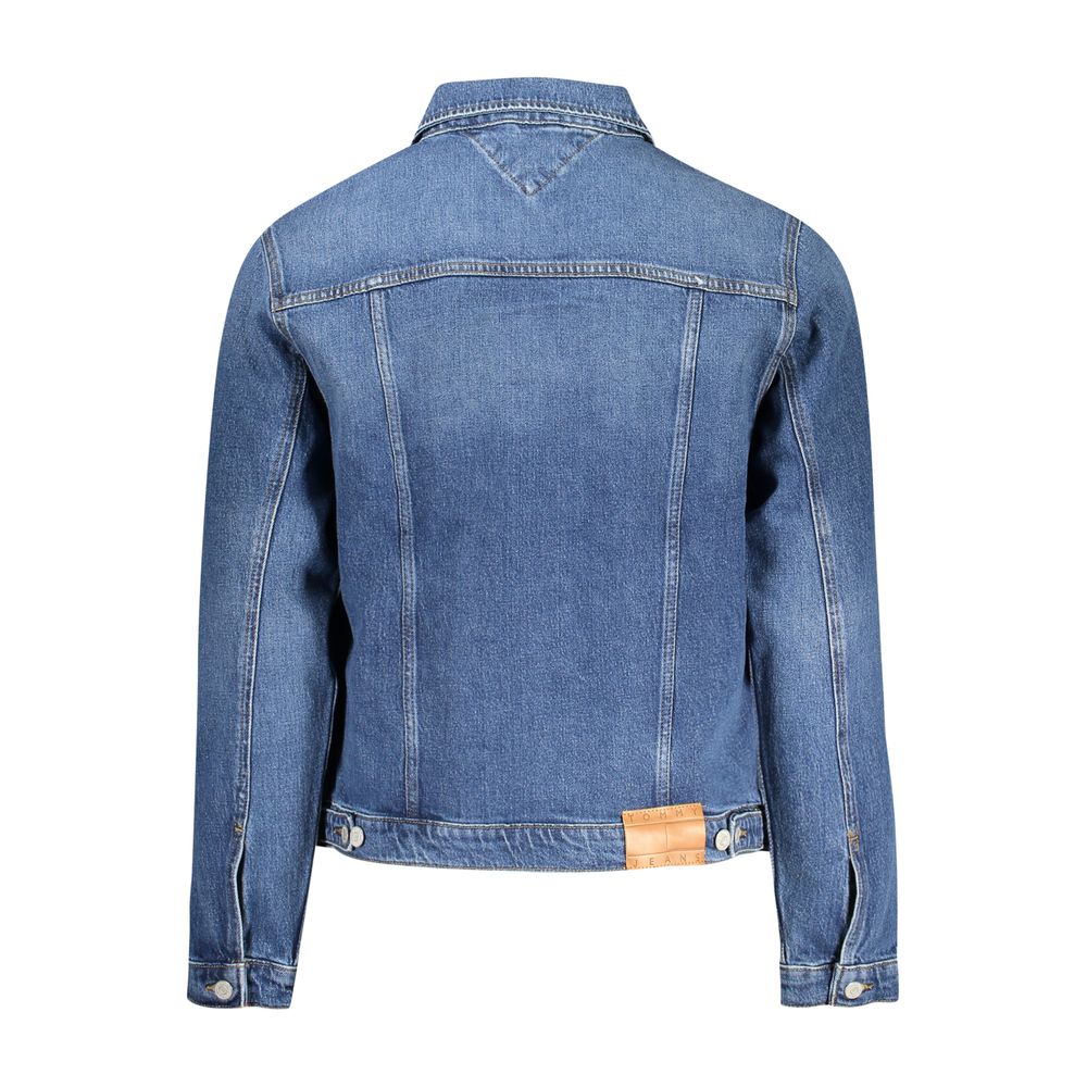Tommy Hilfiger Blue Cotton Men Jacket - Image 2