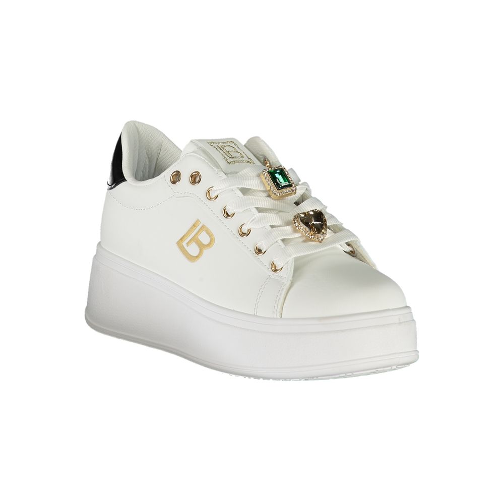 Laura Biagiotti White Synthetic Women Sneaker - Image 2