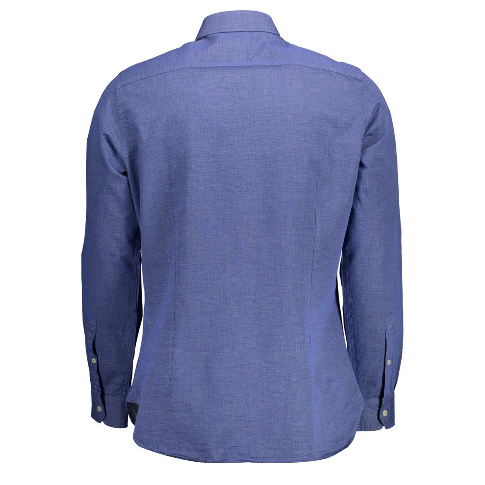 U.S. POLO ASSN. Blue Cotton Men's Shirt - Image 3