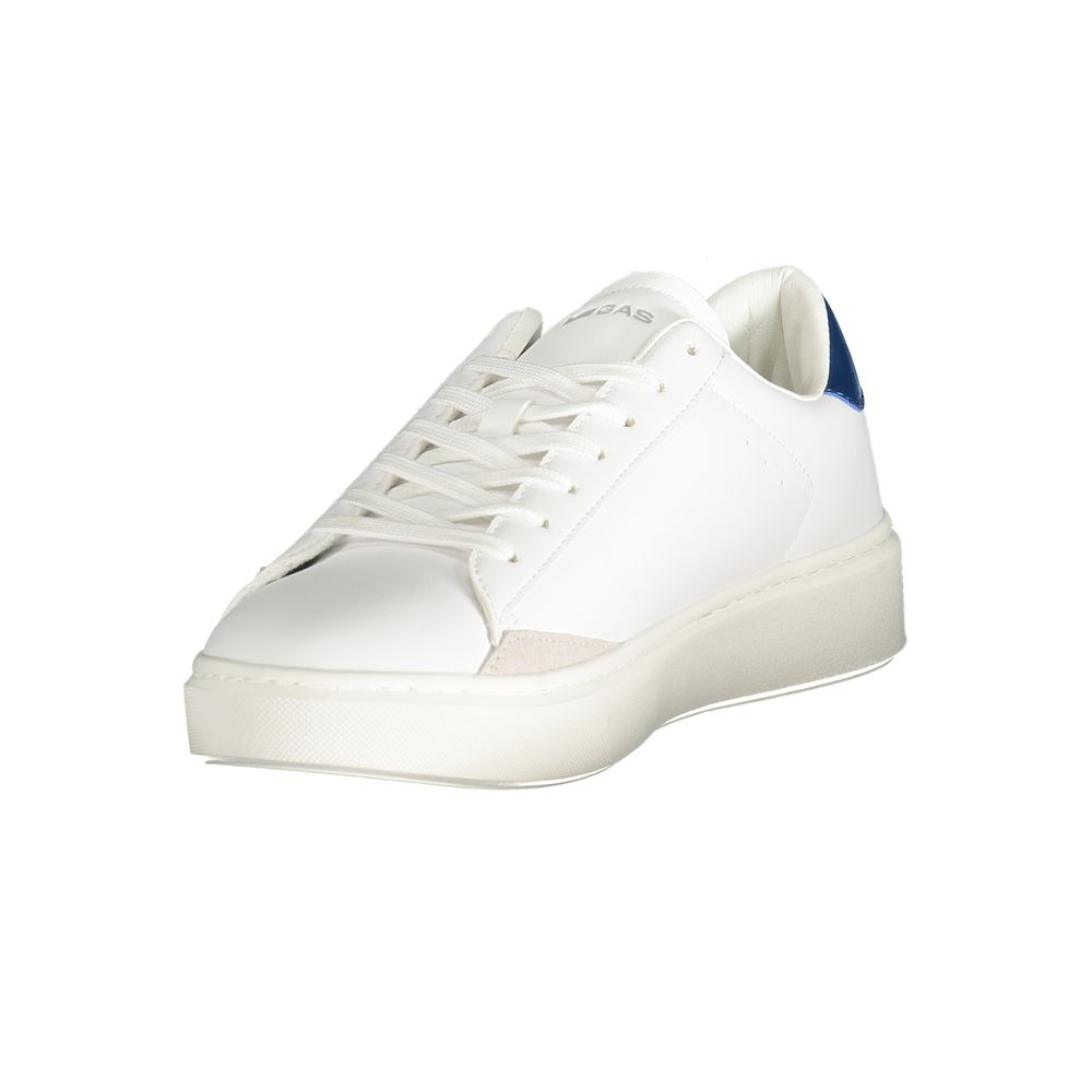 Gas White Polyester Men Sneaker - Image 3