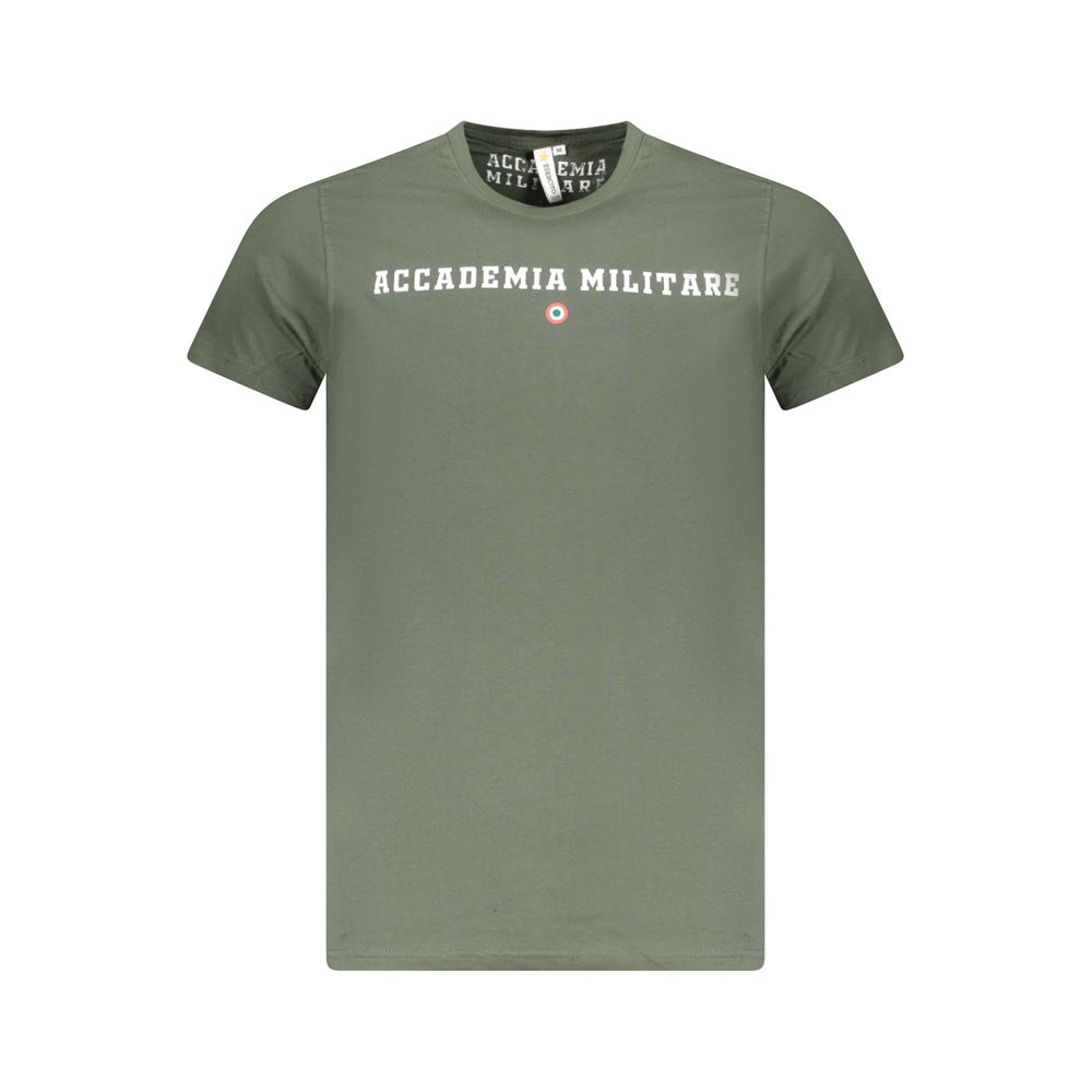 Accademia Militare Verde Cotton Men T-Shirt