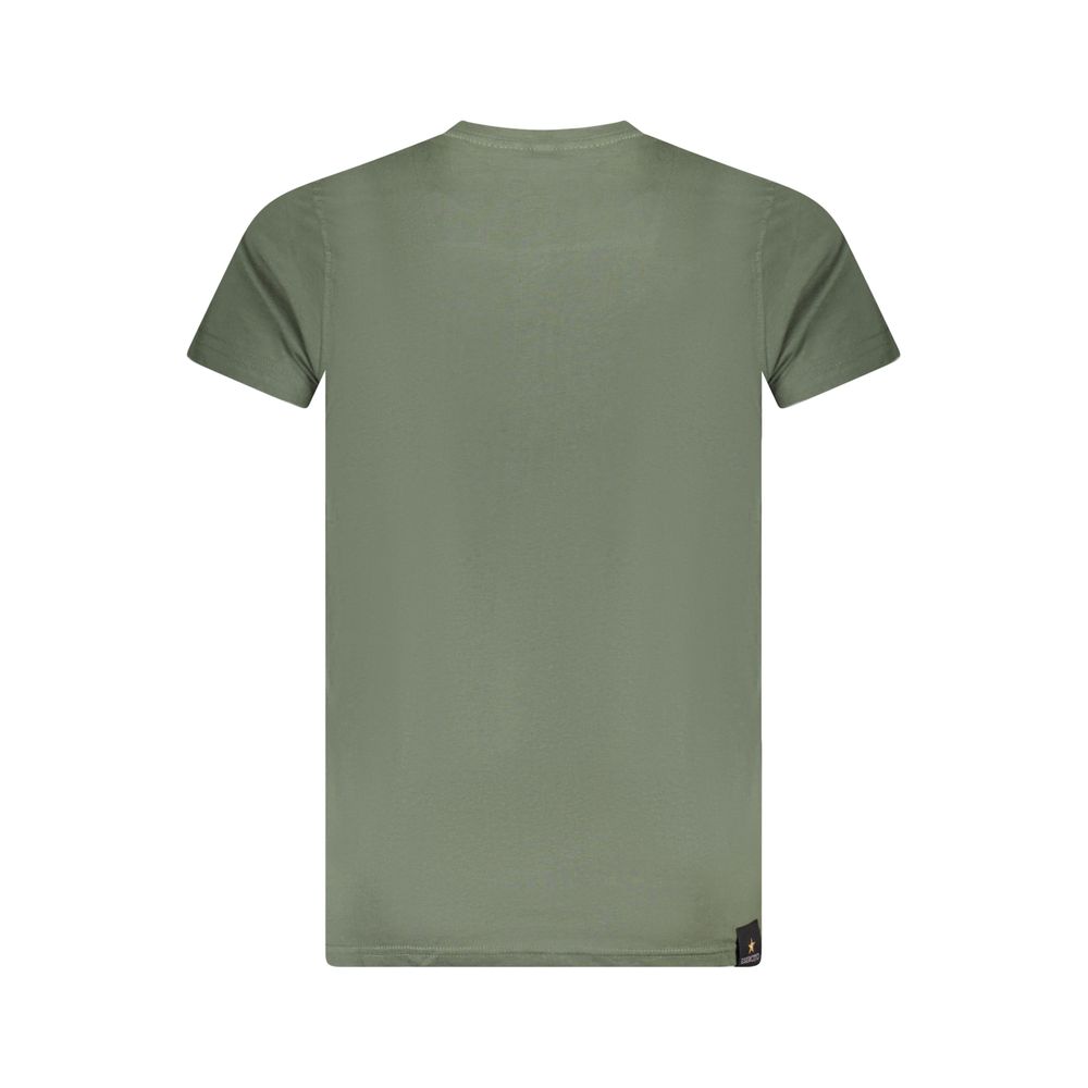 Accademia Militare Verde Cotton Men T-Shirt - Image 2