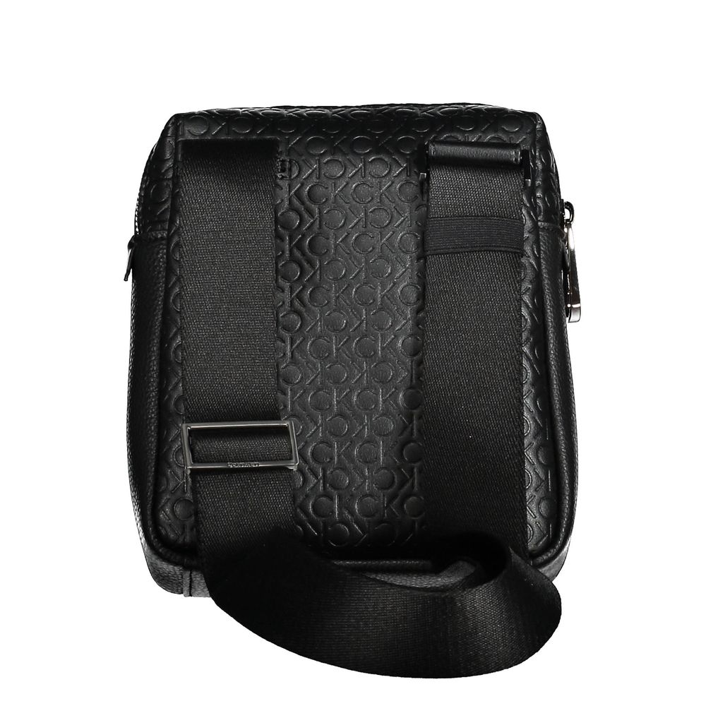 Calvin Klein Black Polyurethane Men Shoulder Bag - Image 2