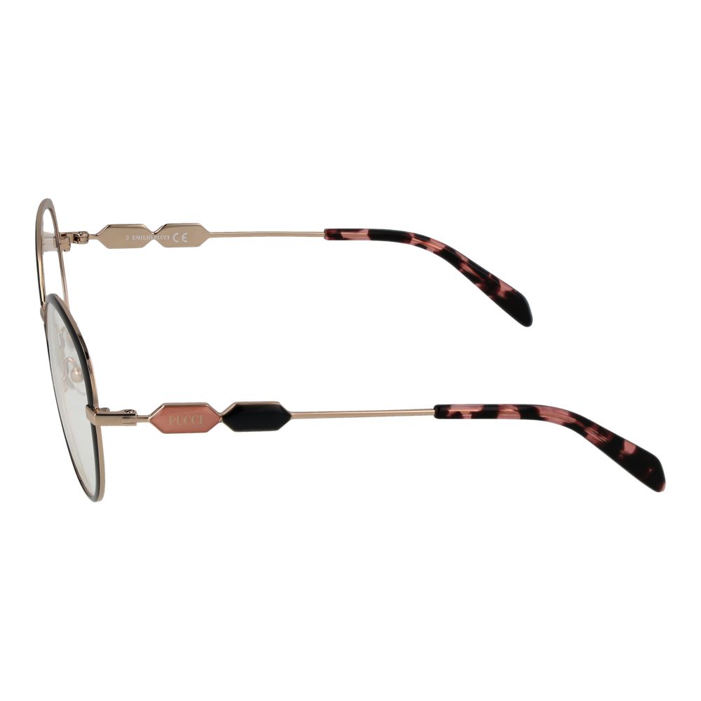 Emilio Pucci Black Metal Glasses (Frames) - Image 4