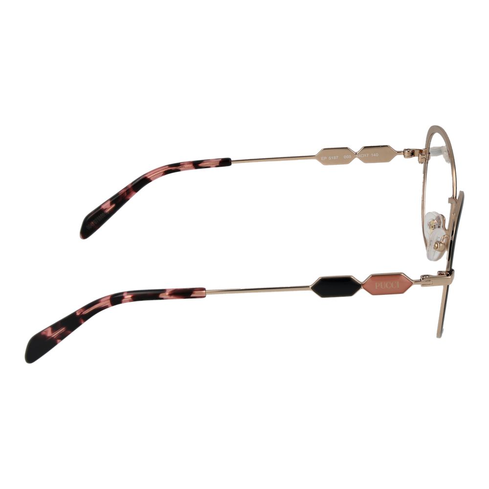 Emilio Pucci Black Metal Glasses (Frames) - Image 5