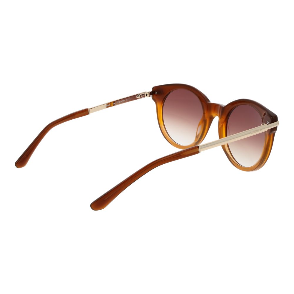 Sandro Orange Acetate Sunglasses - Image 3