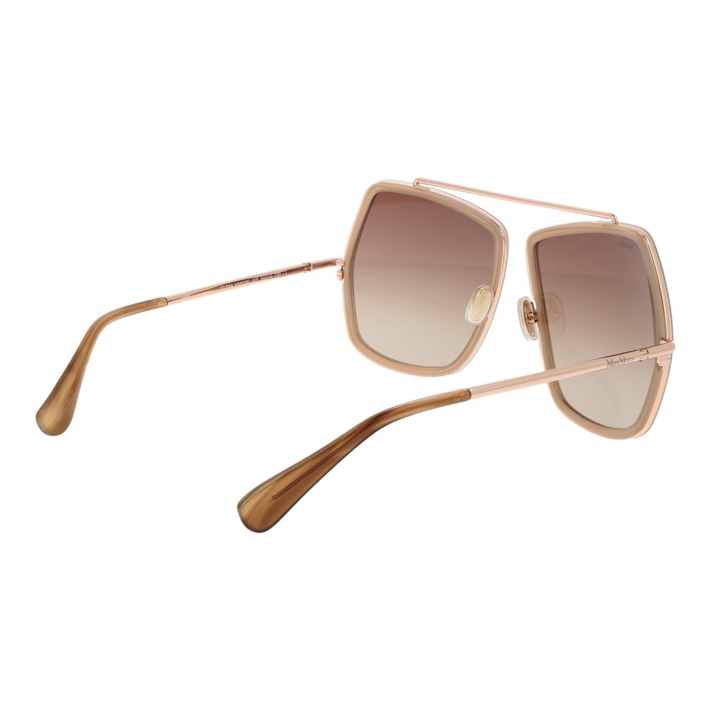 Max Mara Beige Metal Sunglasses - Image 3