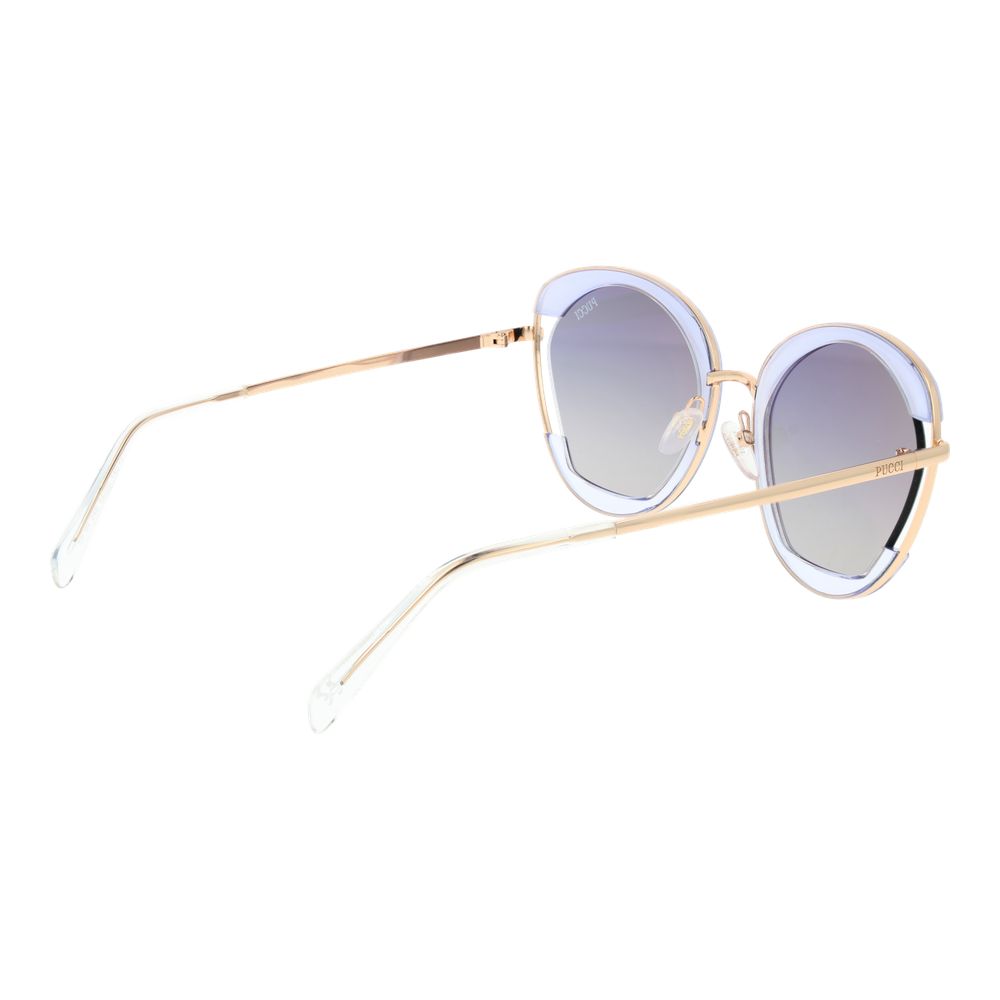 Emilio Pucci Gold Metal Sunglasses - Image 3