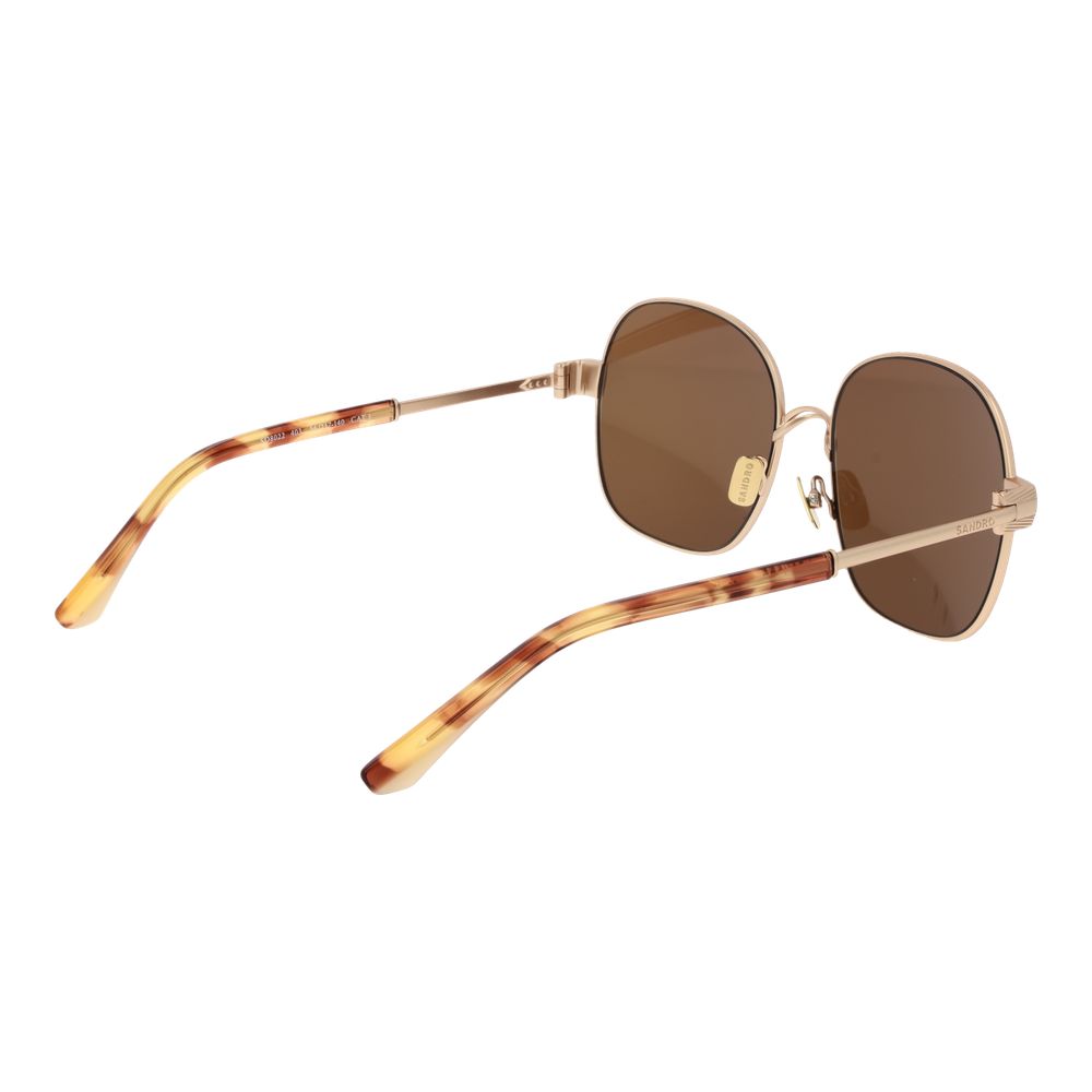 Sandro Gold Acetate Sunglasses - Image 3