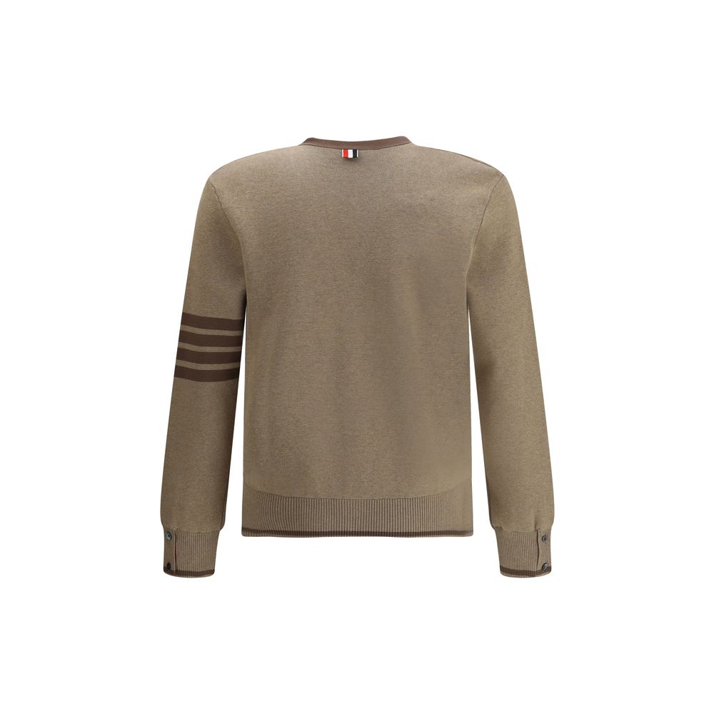 Thom Browne Brown Cotton Cardigan - Image 2