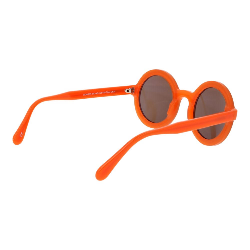 Andy Wolf Orange Unisex Sunglass - Image 3