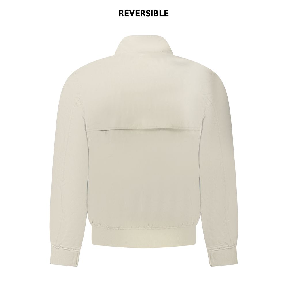 K-WAY Beige Nylon Men Jacket - Image 2