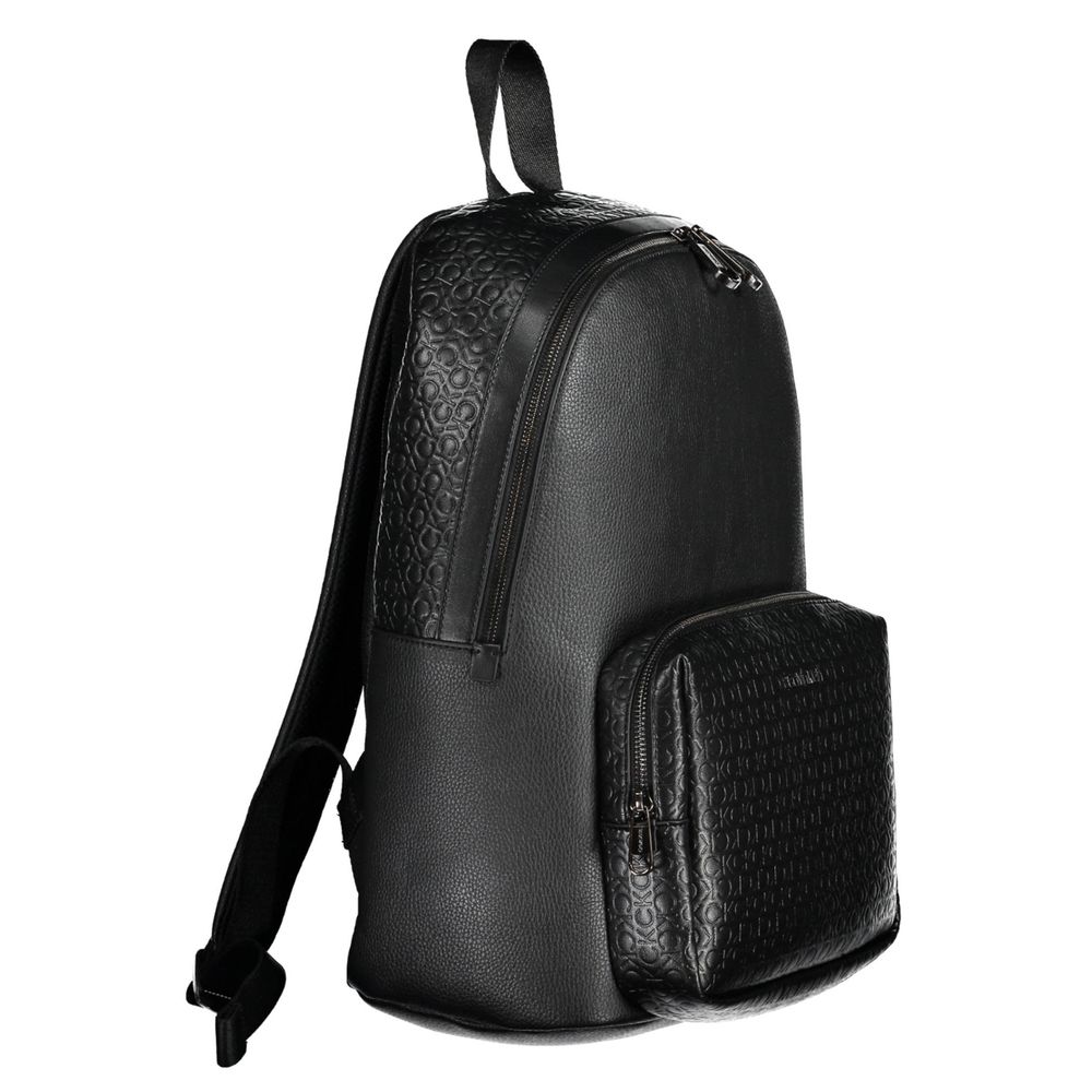 Calvin Klein Black Polyester Men's Backpack - Image 3