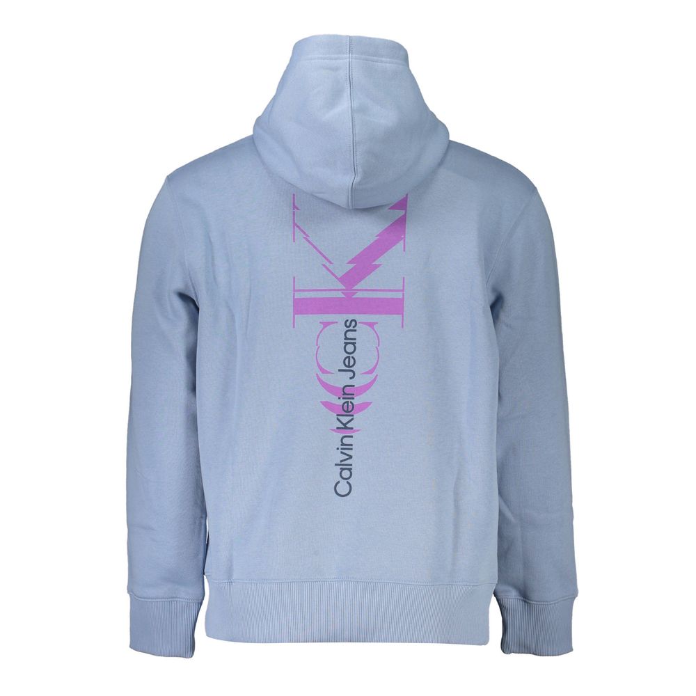 Calvin Klein Blue Cotton Men Sweater - Image 2