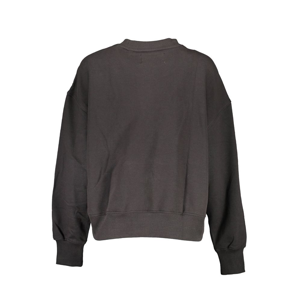 Calvin Klein Black Cotton Women Sweatshirt - Image 2