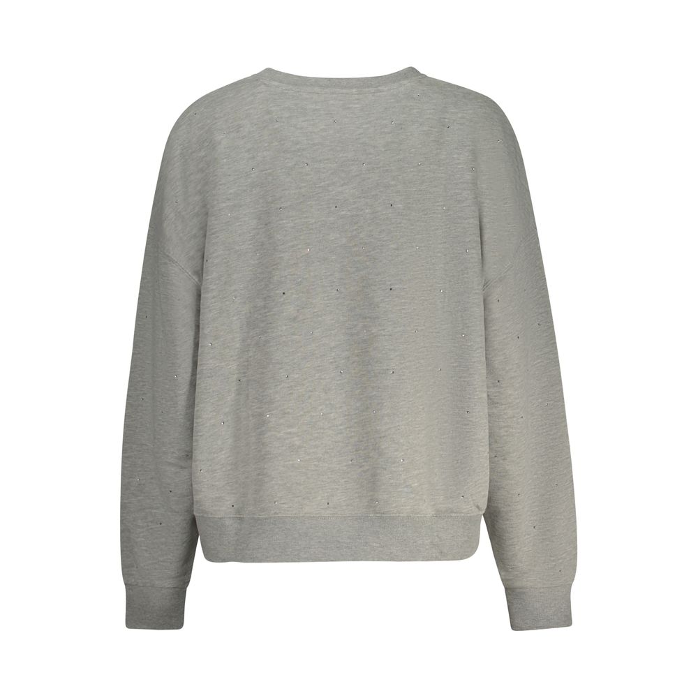 Guess Jeans Gray Cotton Women Sweater - Image 3