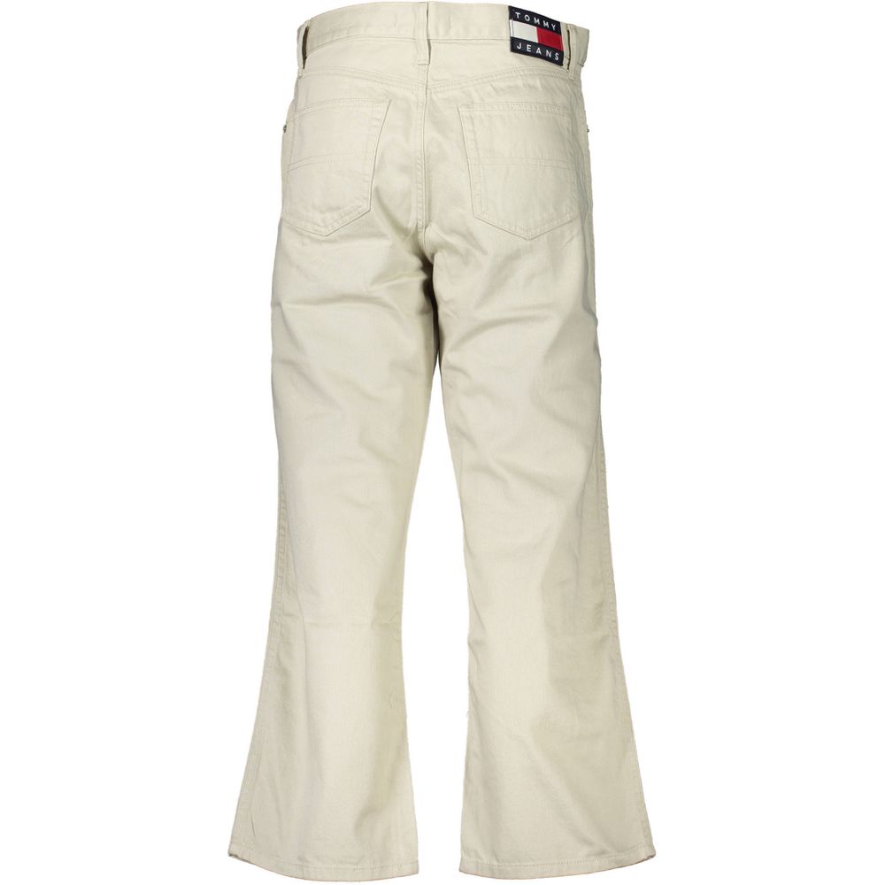 Tommy Hilfiger Beige Cotton Women Jeans - Image 2