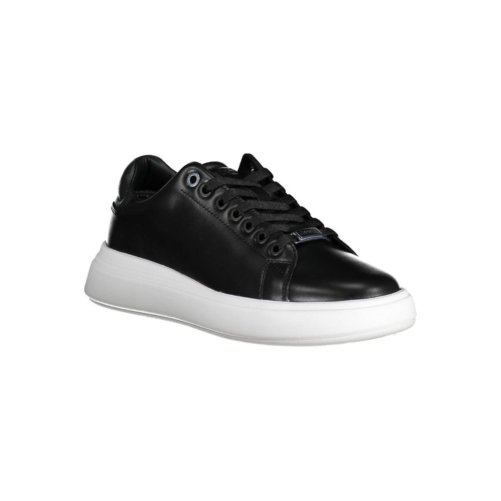 Calvin Klein Nero Pelle Donna Sneaker - Image 2
